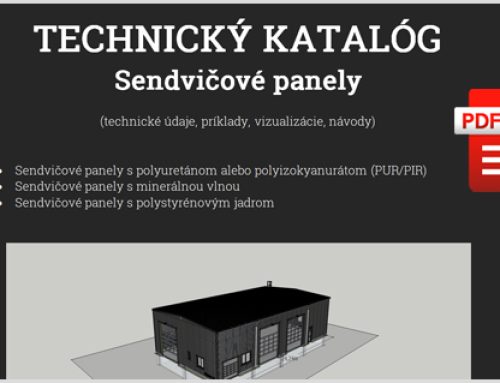 Veľmi kvalitne spracovaný technický katalóg sendvičových panelov